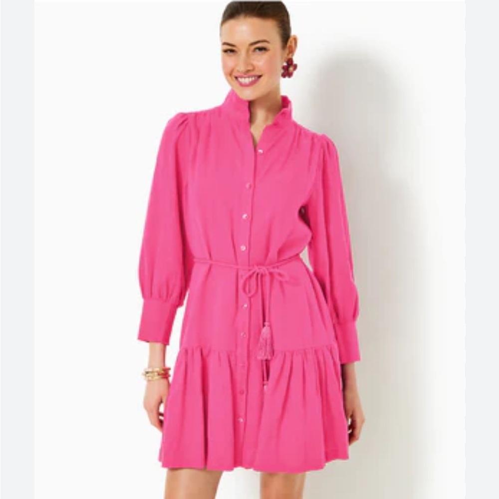 Lilly Pulitzer Drena Dress, Passion Fruit Pink